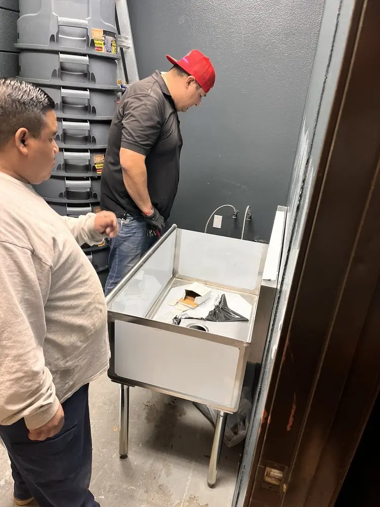 Commercial plumbing and sink installation in Centerburg
